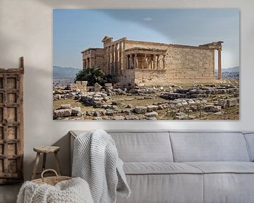 Het Erechtheion op de Akropolis, Athene van x imageditor