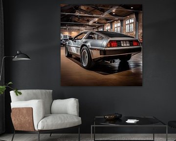 Delorean by Evan's Art