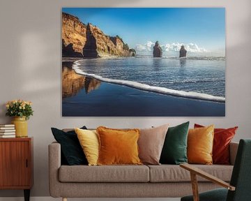 New Zealand Three Sisters Beach by Jean Claude Castor