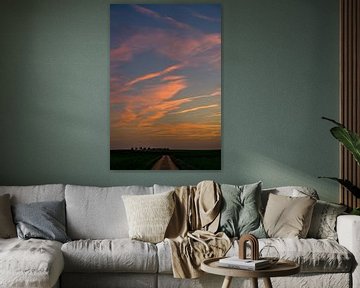 Het laatste licht van de dag is magisch. van Henri Boer Fotografie