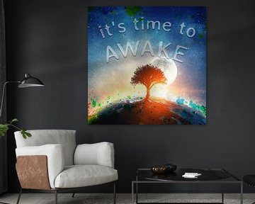 It's time to AWAKE - Een canvasprint die de ziel verlicht van ADLER & Co / Caj Kessler