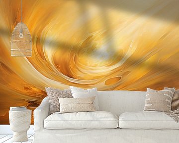 Golden Swirl van Color Square