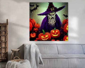 Scary Halloween (kunst) van Art by Jeronimo