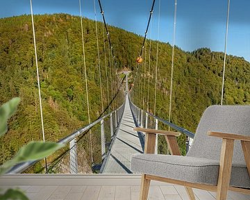 Hangbrug over de kloof van Markus Lange