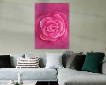 Rêve d'une rose Portrait sur Karen Kaspar