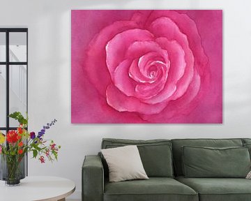 Rêve d'une rose paysage sur Karen Kaspar