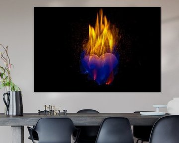 burning heart (7) by Norbert Sülzner