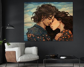 Peinture d'amour sur Blikvanger Schilderijen