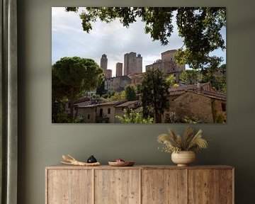 SAN GIMIGNANO city of towers - san gimignano towers by Bernd Hoyen