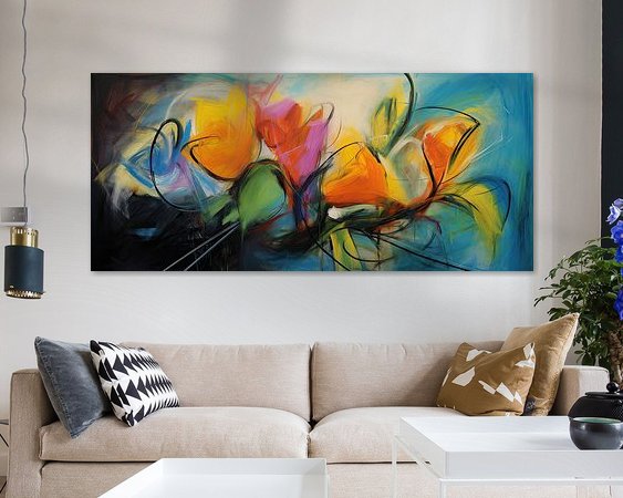 Example of the artwork in a room