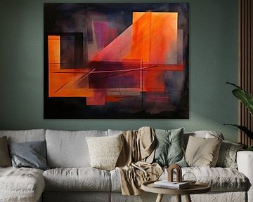 Eenvoudig Mooi Abstract 139920 van Abstract Schilderij