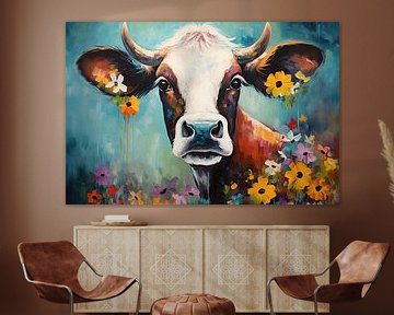 Koeien Werk 5976 van ARTEO Schilderijen