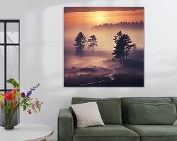 Example of the artwork in a room