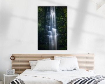 Nieuw-Zeeland McLean waterval close-up