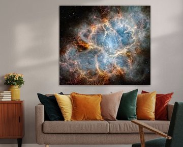 Crab Nebula by NASA and Space