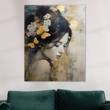 Poetic portrait: "Golden butterflies" by Carla Van Iersel
