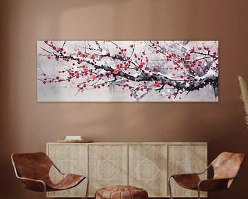 Snowy plum blossom by Whale & Sons