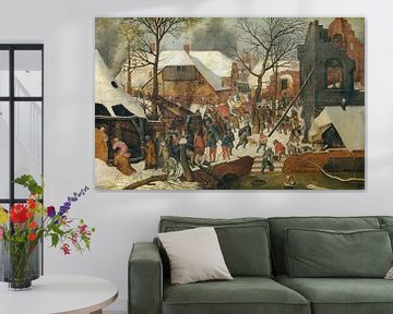 Die Anbetung der Könige im Schnee, Pieter Brueghel II