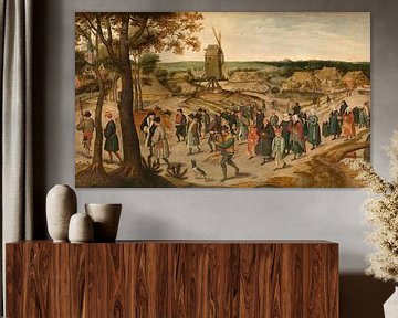 Een trouwstoet, Pieter Brueghel II