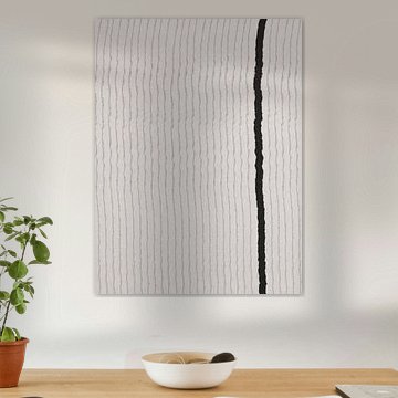 Contrast in Harmony: Japandi Paper Art with Contrast