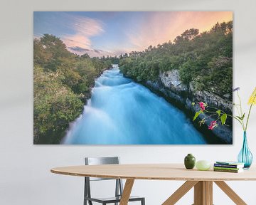 Nouvelle-Zélande Huka Falls à Taupo sur Jean Claude Castor