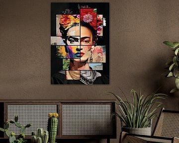 Collage Frida sur Color Square