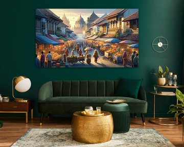 Afternoon Bustle in Yogyakarta by Jeroen Kleiberg
