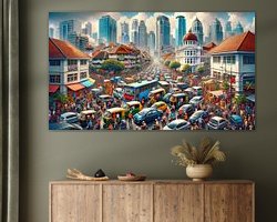 Example of the artwork in a room