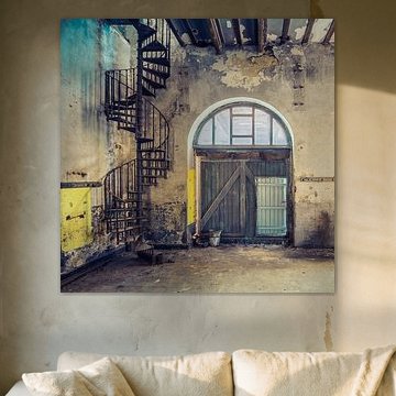 Die verlassene Wendeltreppe