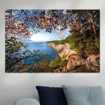 Krijtrotsen op het eiland Rügen