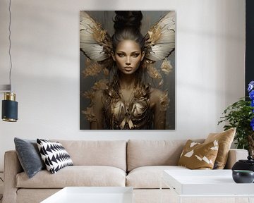 High fashion butterfly girl van Carla Van Iersel