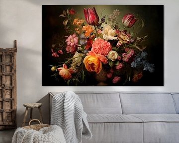 Bloemen stilleven van Wall Wonder