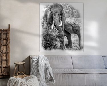 Example of the artwork in a room
