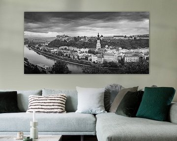 Burghausen en noir et blanc sur Henk Meijer Photography