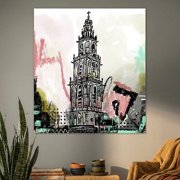 Martinitoren Groningen Moi van Janet Edens