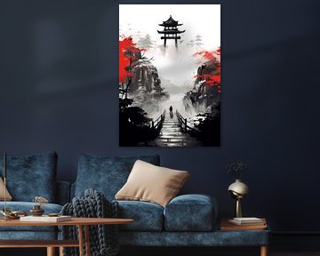 Japanische Malerei von Mason Scott