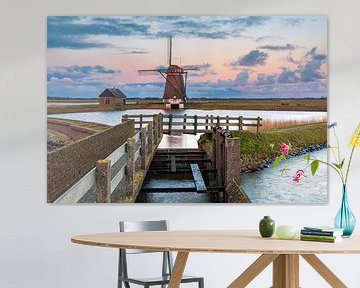Moulin à vent Het Noorden sur l'île des Wadden de Texel sur Evert Jan Luchies