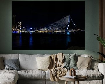 The Erasmus Bridge in Rotterdam by Geert van Atteveld