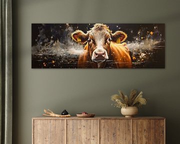 Contemporary Cow 33971 by ARTEO Paintings