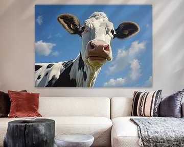 Beautiful Cow 36953 by ARTEO Paintings