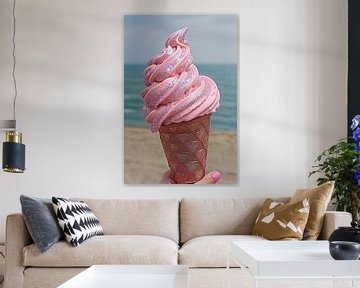 Pink Ice cream van Mark Bosman