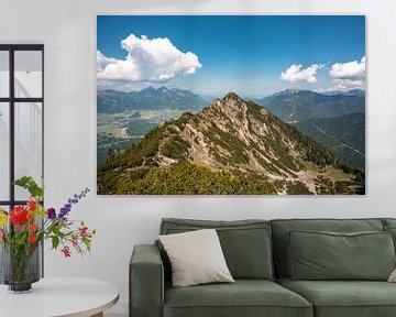 View from the Tauern to Reutte and the Außerfern by Leo Schindzielorz