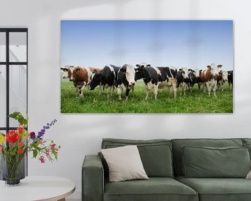 Cows in the meadow by Egon Zitter