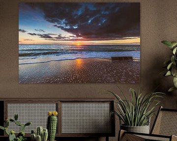 Strand zonsondergang von Andy Troy