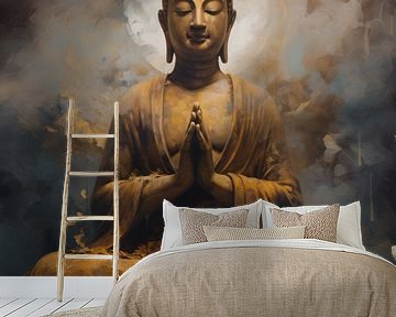 Boeddha's Maanlicht Meditatie van Emil Husstege