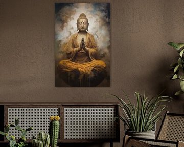 Boeddha's Stilte in de Storm van Emil Husstege