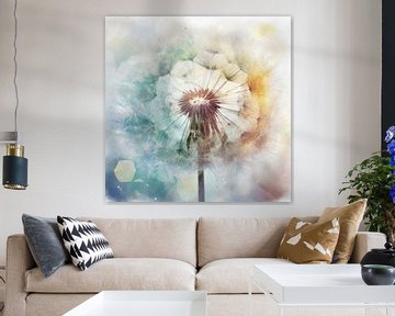 Dandelion / uitgebloeide paardenbloem van Pieternel Decoratieve Kunst