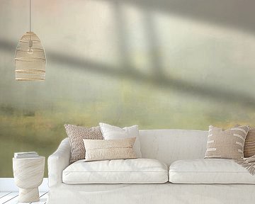 Modern abstract in pastelkleuren