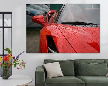 Ferrari F8 Tributo in de regen van Robert Verbrugge