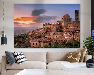 Sfeervol Volterra in Toscane, Italië van Voss Fine Art Fotografie